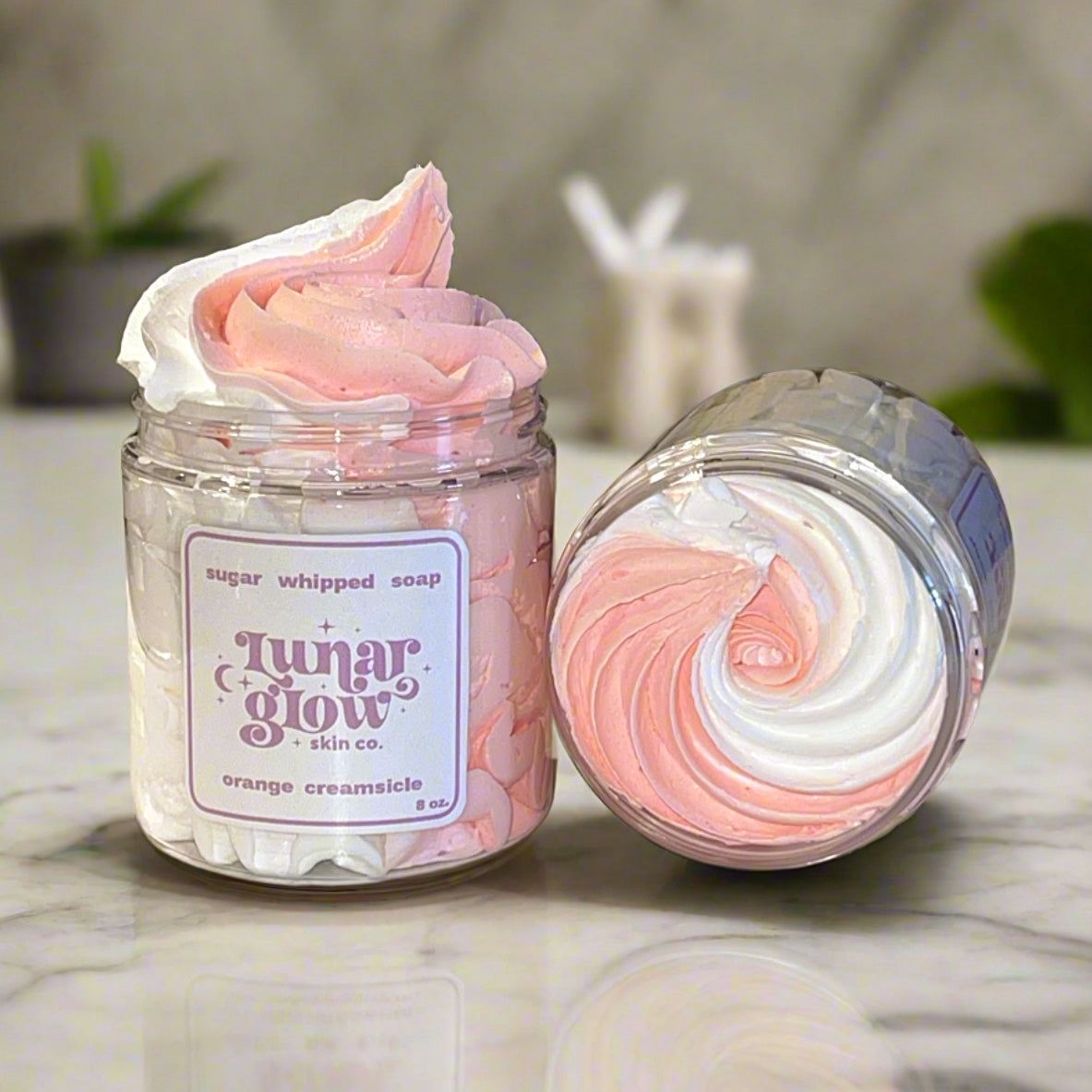 Orange Creamsicle Sugar Whipped Soap