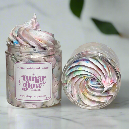 Birthday Cupcake Sugar Whipped Soap