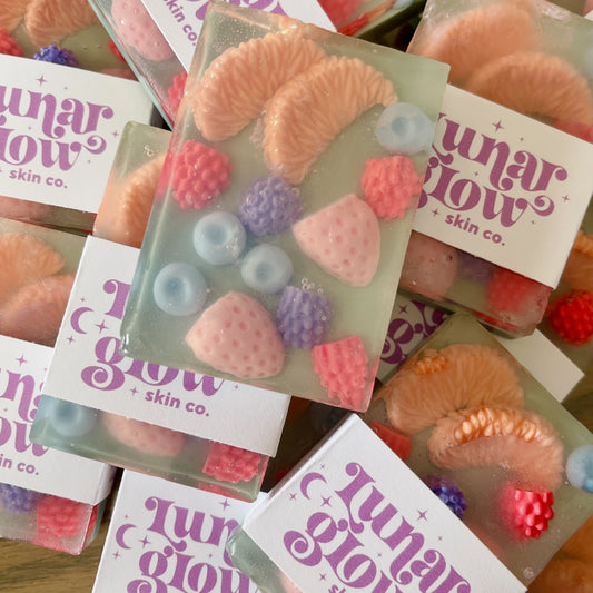 Raspberry + Mandarin Triple Butter Soap