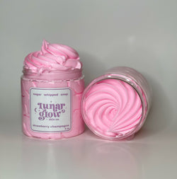 Strawberry Champagne Sugar Whipped Soap